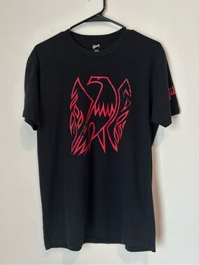 Gibson Large Black and Red T-shirt